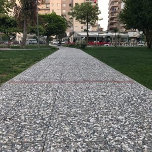 Projelerde Wash Beton Döşemesi